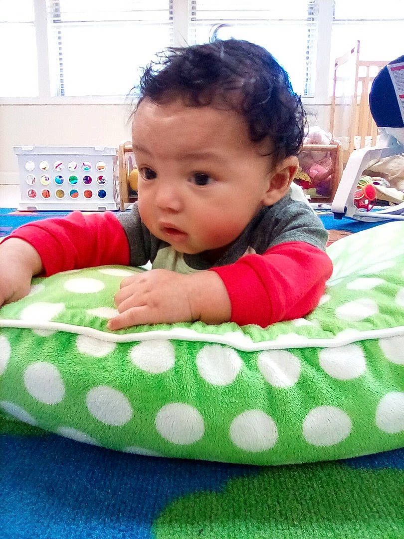 Mateo Davis joined the competition — help win amazing prizes! baby, baby_products, baby_toddler_clothing, beauty, child, comfort, design, flooring, fun, grass, leisure, linens, pattern, person, play, product, sitting, skin, sleeve, t_shirt