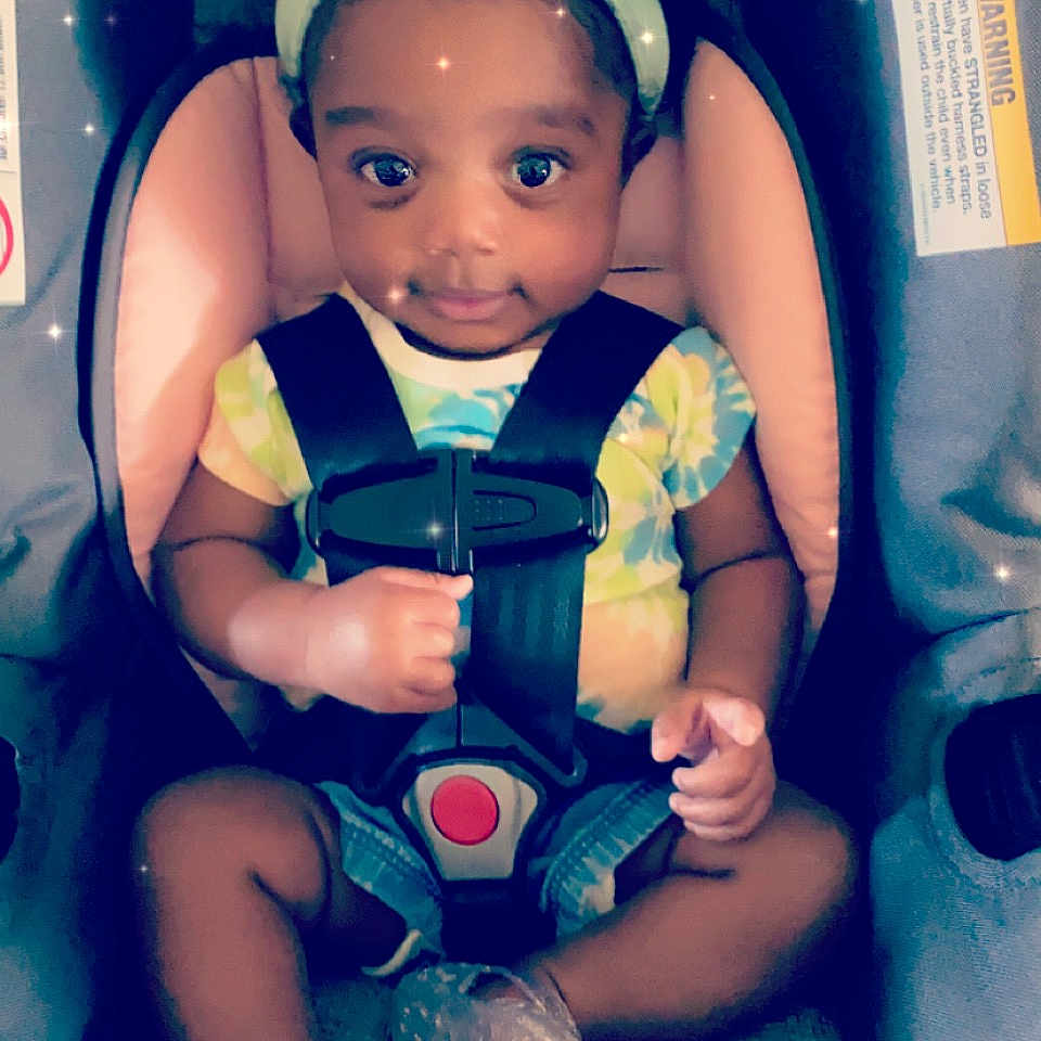 Naylani is registered to the contest to win money with this photo: arm, baby, baby_toddler_clothing, child, cool, doll, electric_blue, eye, face, fictional_character, finger, flash_photography, fun, glove, hand, happy, head, human_body, skin, toddler