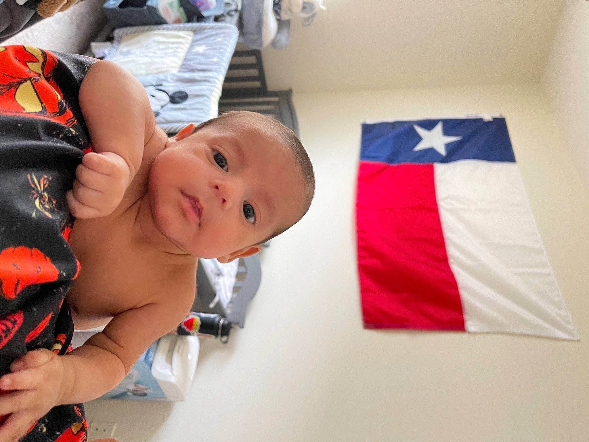 Oliver joined the competition — help win amazing prizes! baby, baby_products, baby_safety, baby_toddler_clothing, carmine, child, comfort, event, flag, fun, happy, linens, person, room, toddler