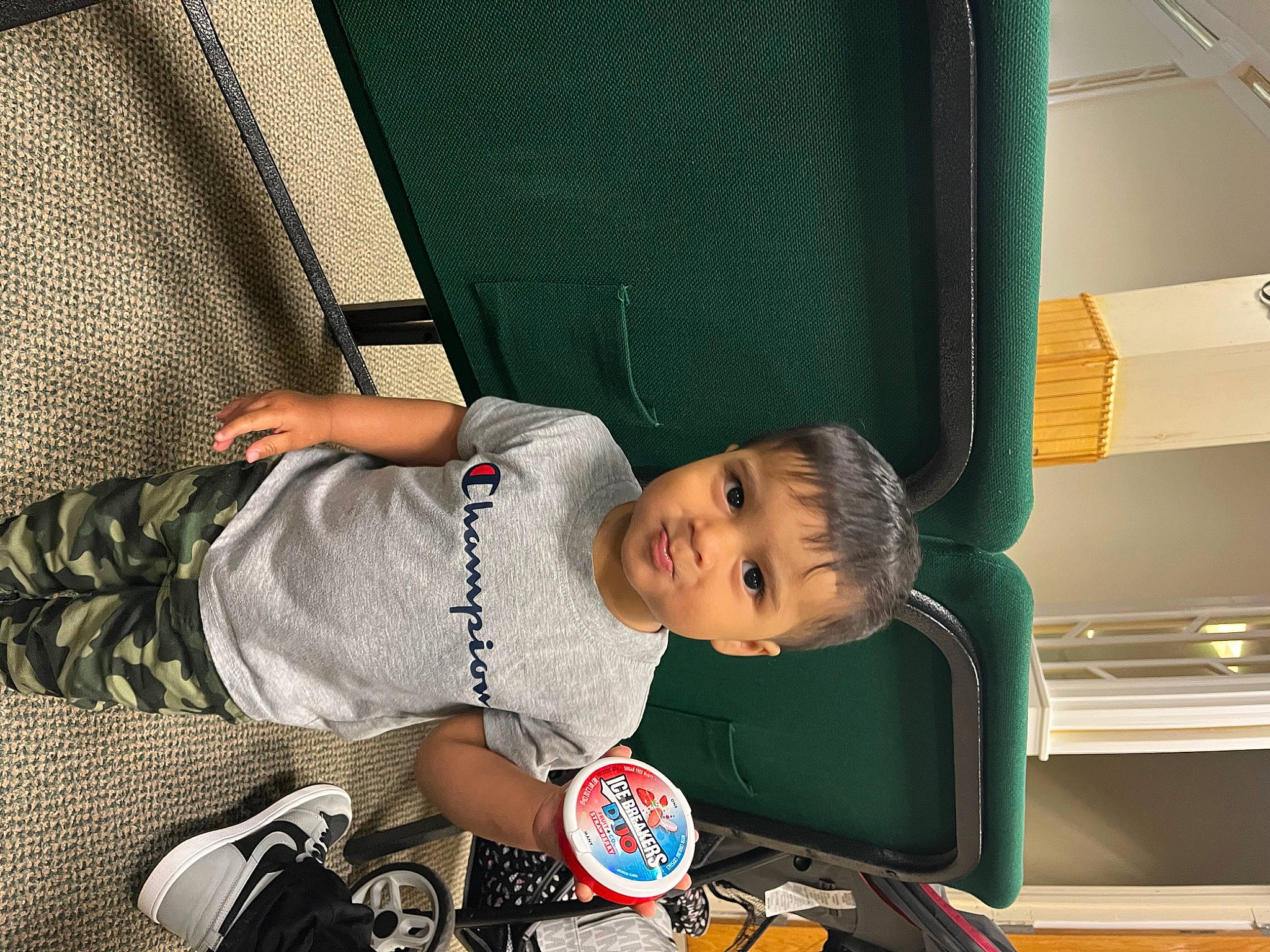 Luis joined the competition — help win amazing prizes! baby, baby_carriage, baby_products, baby_toddler_clothing, chair, child, comfort, fun, leisure, passenger, person, public_transport, room, sitting, toddler, vehicle_door