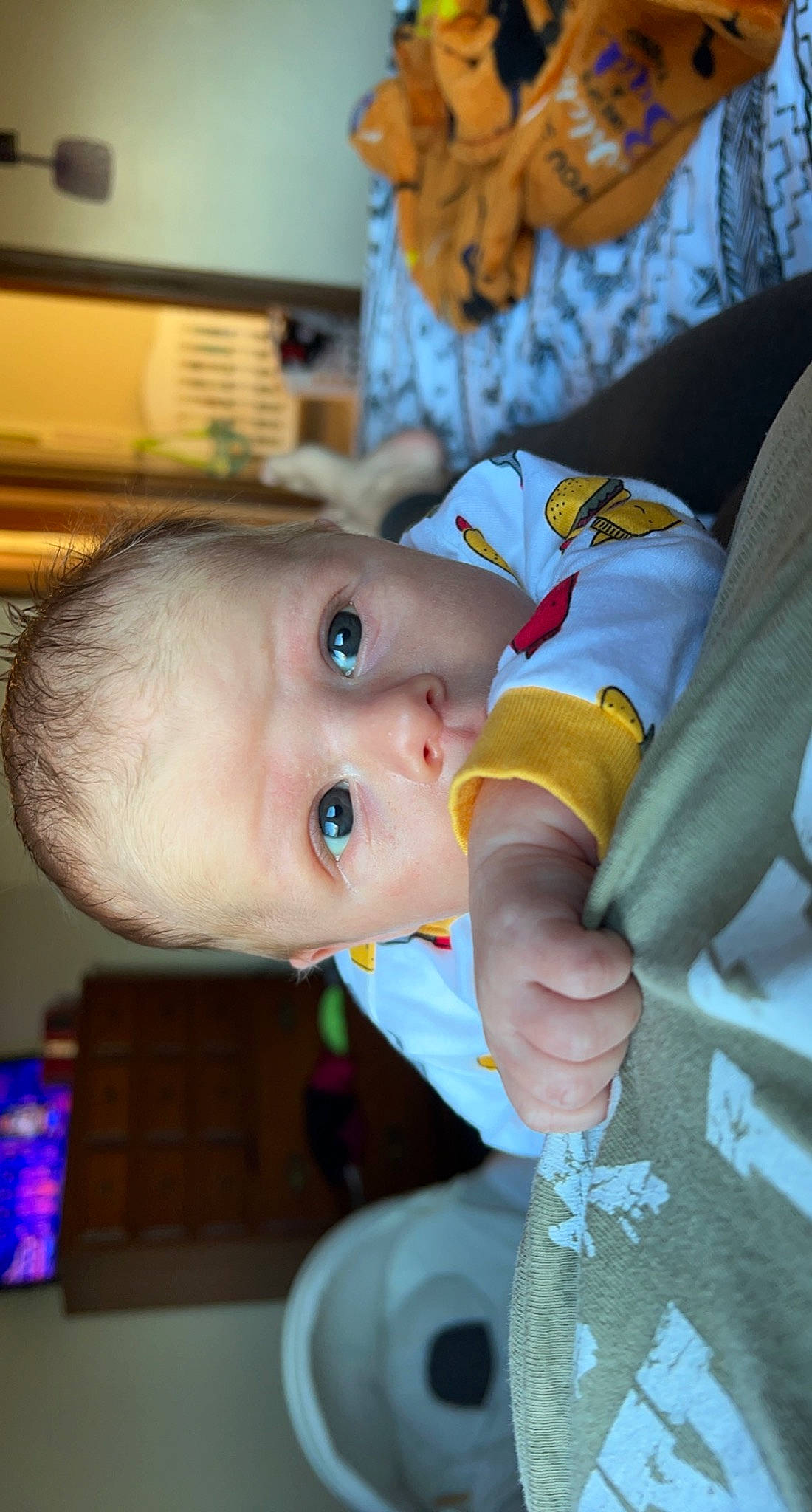 Winston joined the competition — help win amazing prizes! baby, baby_products, baby_safety, baby_toddler_clothing, baby_toys, chair, cheek, child, comfort, fun, happy, mouth, nose, person, room, sitting, skin, smile, toddler, vacation