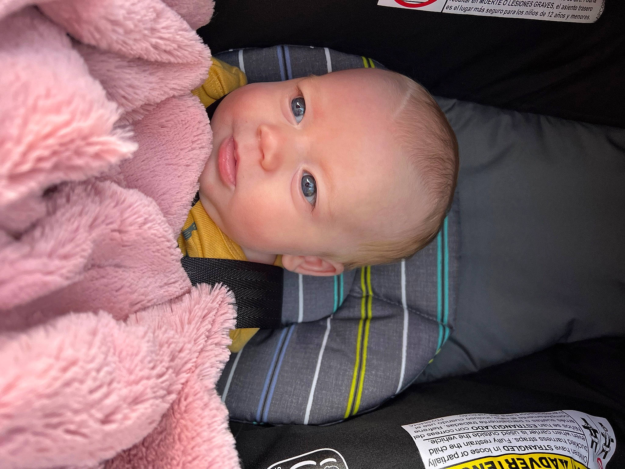 Bailey joined the competition — help win amazing prizes! baby, baby_products, baby_toddler_clothing, cheek, child, comfort, finger, head, human_body, iris, linens, lip, mouth, nail, nose, person, skin, textile, thumb, toddler