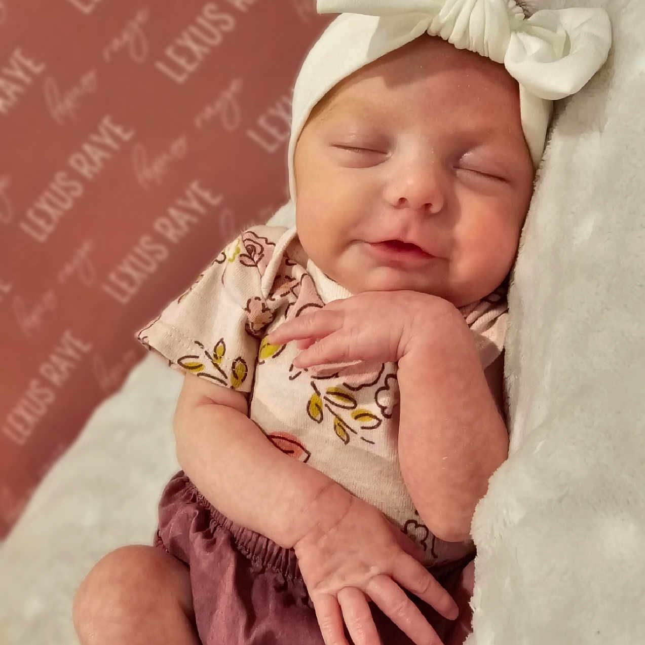 Lexus joined the competition — help win amazing prizes! baby, blanket, bodypart, bonnet, cap, clothing, face, finger, glove, hand, hat, head, newborn, person, photography, portrait, sleeping, towel