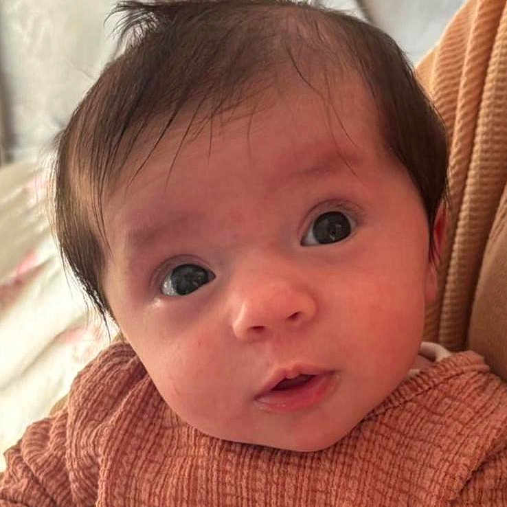 Ivy joined the competition — help win amazing prizes! accessories, baby, bodypart, clothing, cushion, face, finger, hand, happy, head, homedecor, jewelry, knitwear, necklace, newborn, person, photography, portrait, smile, sweater