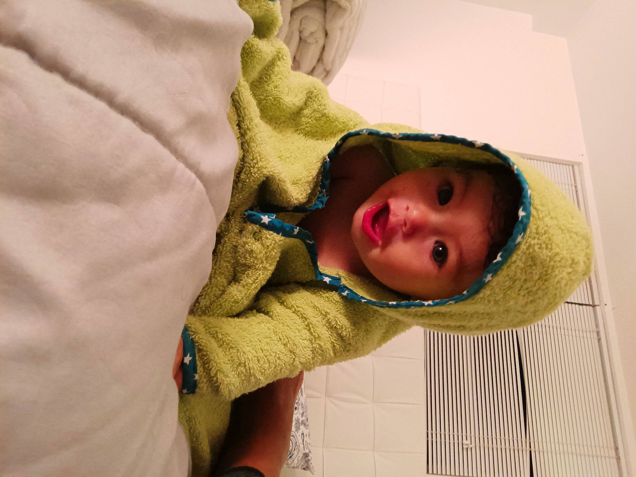 Lea joined the competition — help win amazing prizes! baby, cheek, child, comfort, eye, eyelash, fun, fur, happy, headwear, jacket, linens, nose, person, polar_fleece, room, skin, sleeve, smile, sunglasses