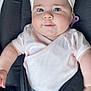 Jade participe au concours pour gagner de l'argent avec cette photo : adorable, baby, car_seat, child, closeup, clothing, cute, expression, face, hand, headband, indoor, infant, person, pink, portrait, seatbelt, sitting, skin, young