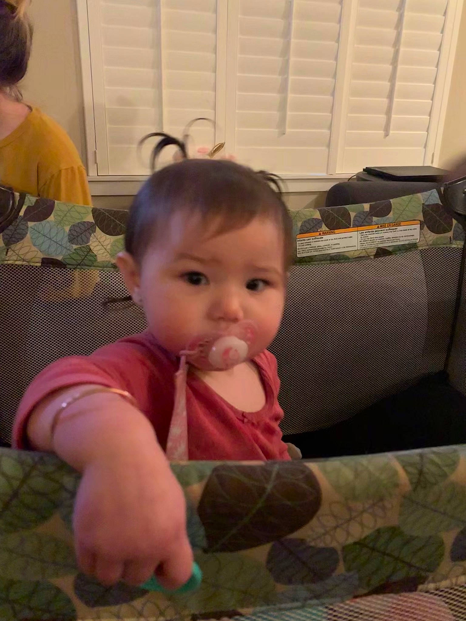 Lilli is registered to the contest to win money with this photo: baby, cheek, child, person, sitting, skin, toddler