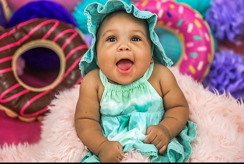 Emersyn joined the competition — help win amazing prizes! aqua, baby, baby_toddler_clothing, blue, event, flash_photography, fun, green, happy, headgear, headpiece, headwear, magenta, people, person, photograph, pink, purple, smile, snapshot