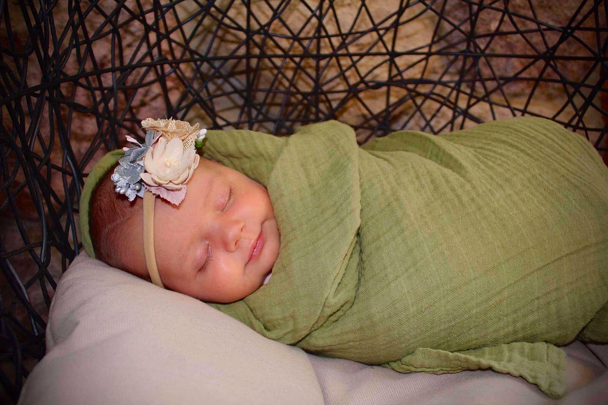 Heidi joined the competition — help win amazing prizes! baby, baby_toddler_clothing, child, comfort, couch, eye, eyelash, flash_photography, grass, hat, headband, headgear, headpiece, headwear, human_body, jewellery, linens, person, skin, toddler