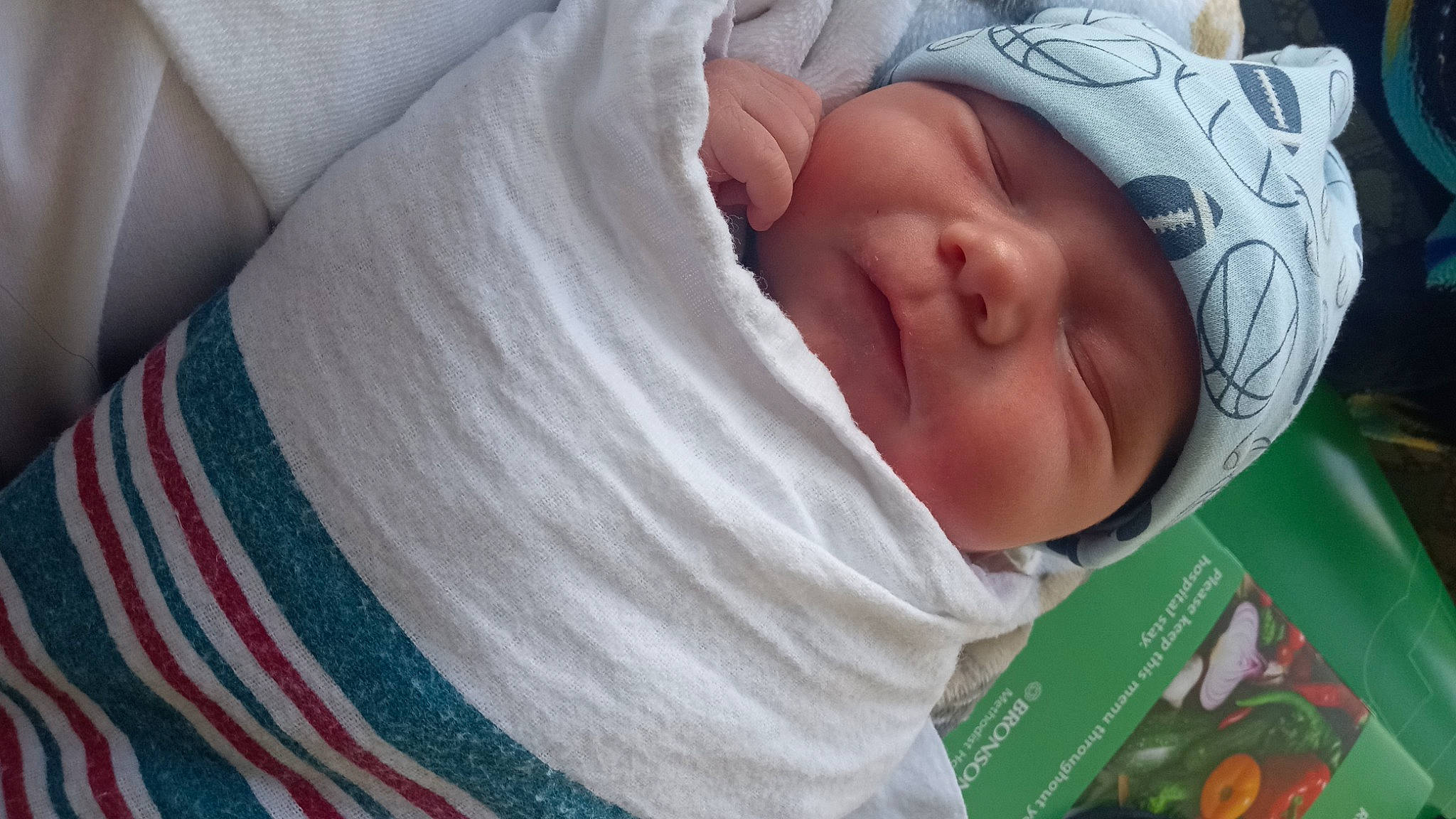 Legend is registered to the contest to win money with this photo: baby, baby_products, baby_sleeping, baby_toddler_clothing, bedtime, cap, cheek, child, comfort, happy, hat, linens, mouth, nap, nose, person, room, skin, sleep, sleeve