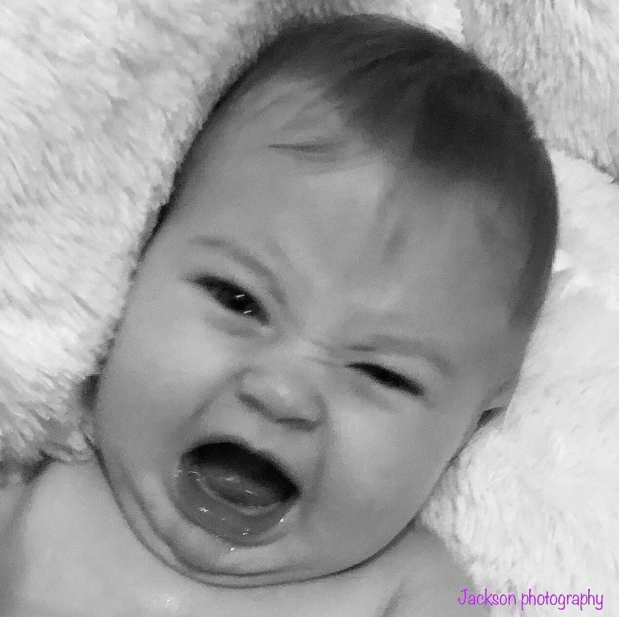 Taylynn is registered to the contest to win money with this photo: baby, baby_laughing, baby_making_funny_faces, black_and_white, cheek, child, face, facial_expression, forehead, happy, head, laugh, lip, mouth, nose, person, photography, portrait_photography, skin, smile