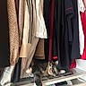 Akira participe au concours pour gagner de l'argent avec cette photo : animal, cat, closet, clothing, fashion, fluffy_cat, funny_pose, furniture, hanging_clothes, home, indoors, long_hair, lounging, pet, portrait, shelves, upside_down, wardrobe, whiskers, white_paw