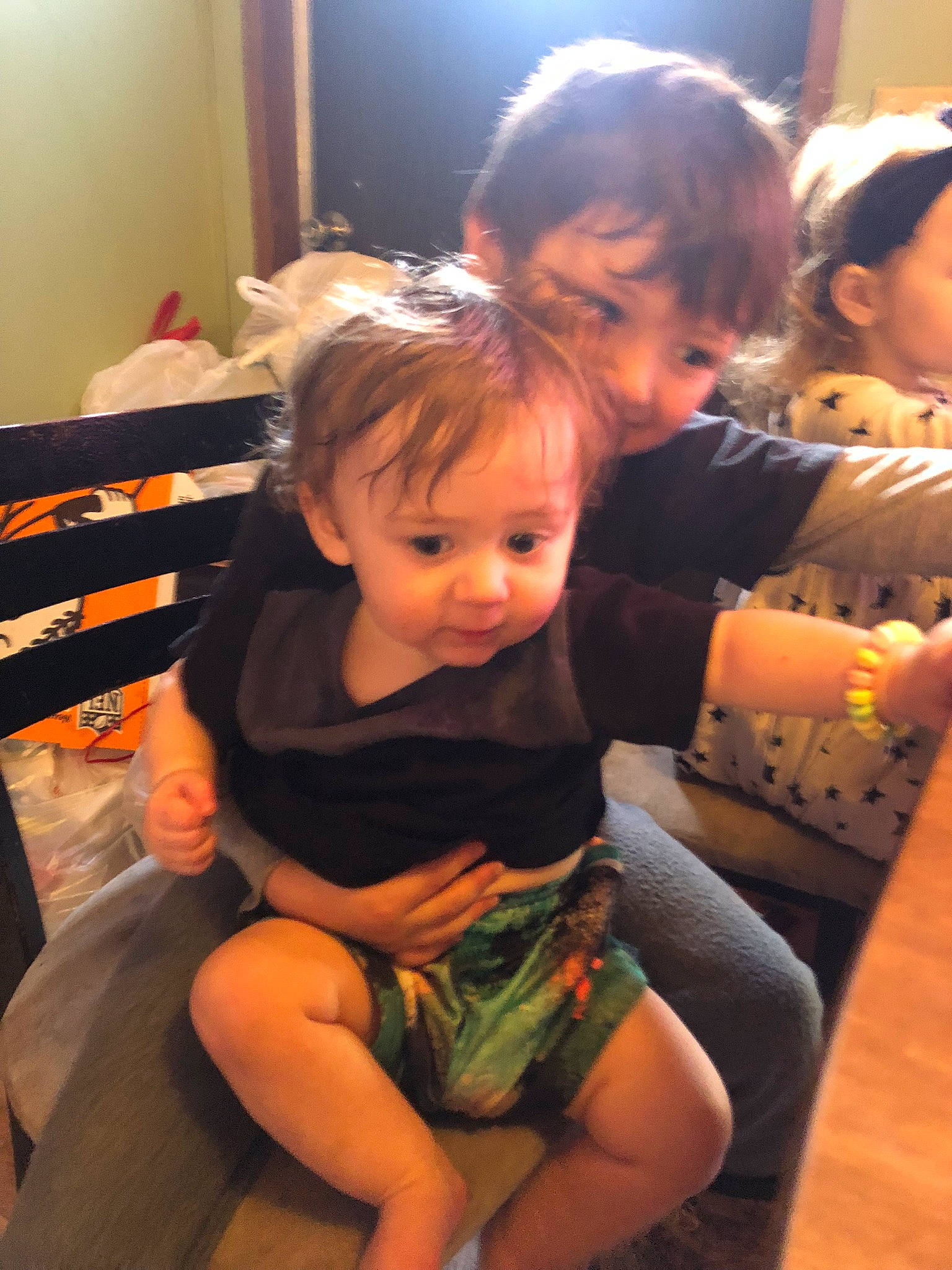 Andrew joined the competition — help win amazing prizes! chair, child, comfort, event, finger, fun, happy, human_leg, interaction, iris, lap, leisure, person, room, sharing, sitting, skin, t_shirt, thigh, toddler