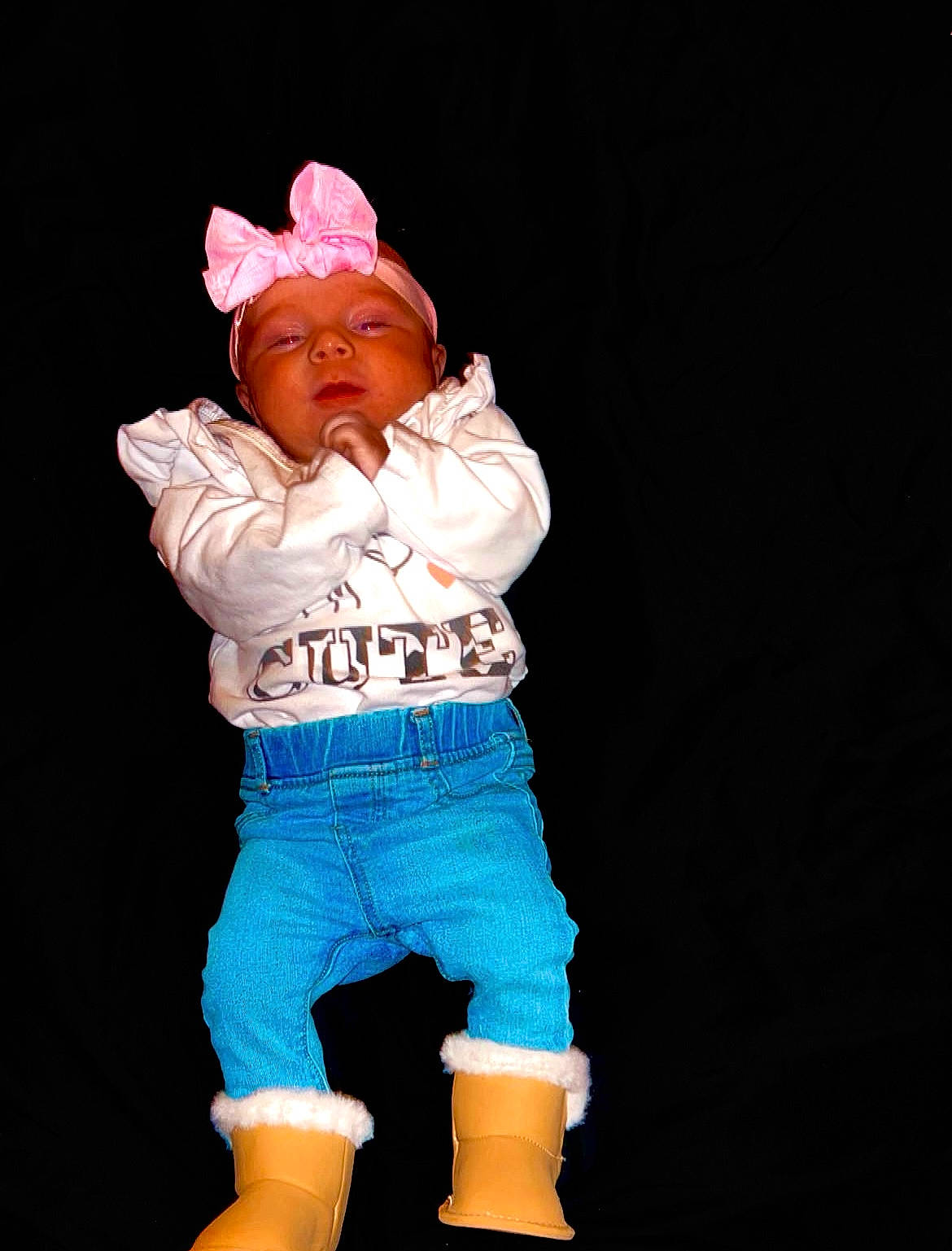 Kylie joined the competition — help win amazing prizes! arm, baby, baby_toddler_clothing, cap, child, electric_blue, fictional_character, finger, flash_photography, fun, gesture, hand, happy, headwear, human_body, outerwear, person, pink, shorts, sleeve