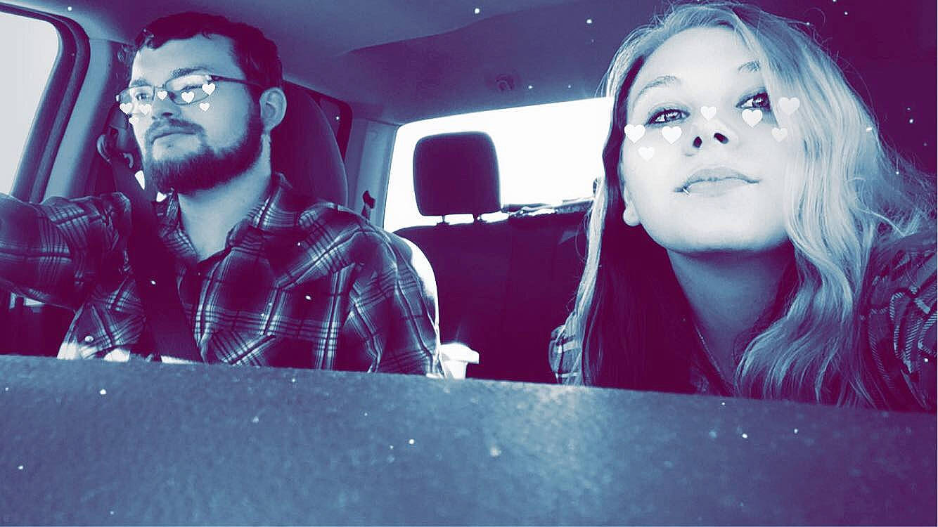 Wesson joined the competition — help win amazing prizes! beard, black_hair, car_seat, cool, eyelash, face, facial_hair, family_car, glasses, head, head_restraint, jaw, luxury_vehicle, moustache, mouth, nose, person, plaid, selfie, tartan