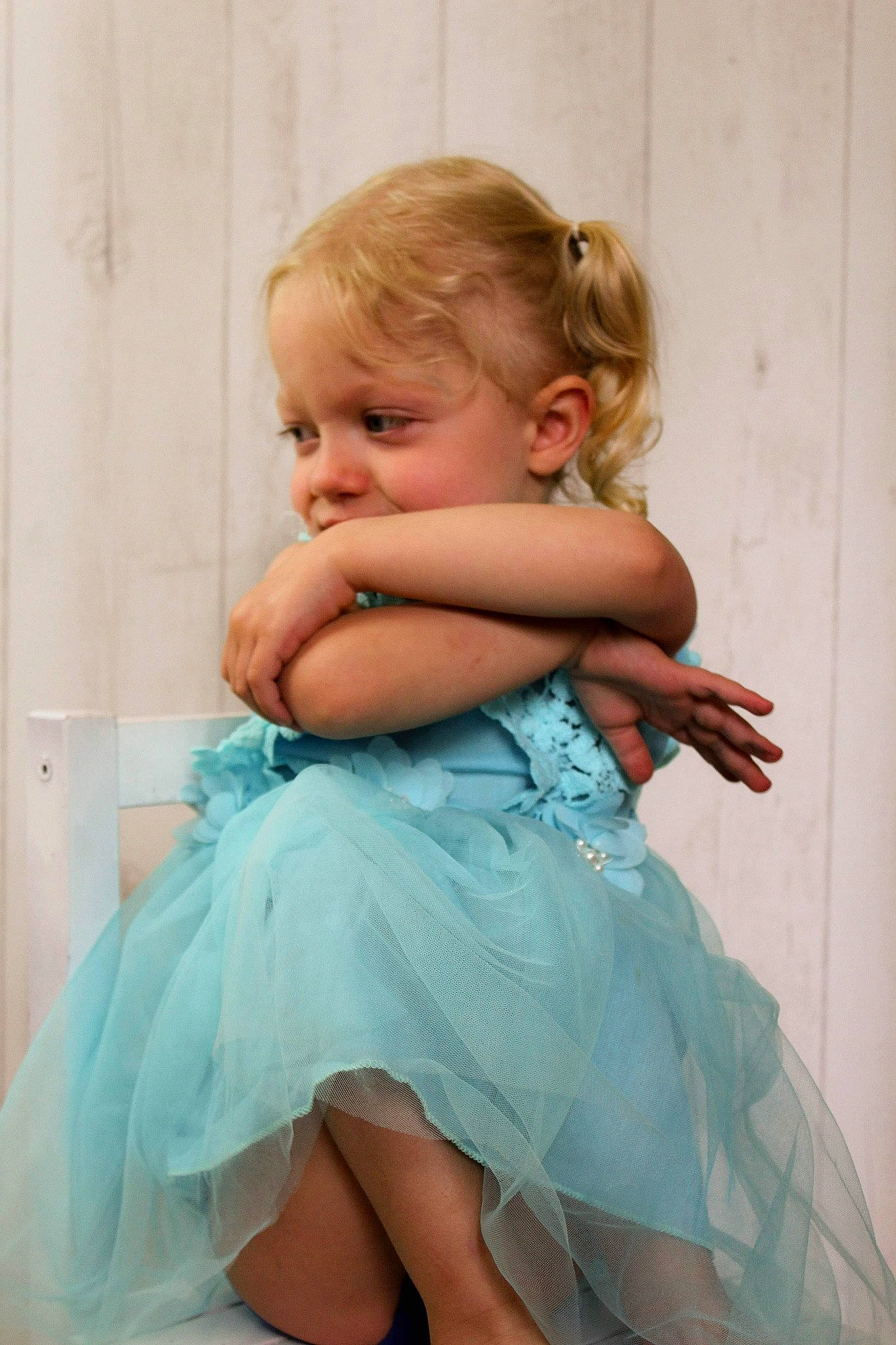 Shanaë a rejoint le concours — aidez-le/la à gagner de superbes lots ! baby, child, costume, dress, person, toddler, turquoise