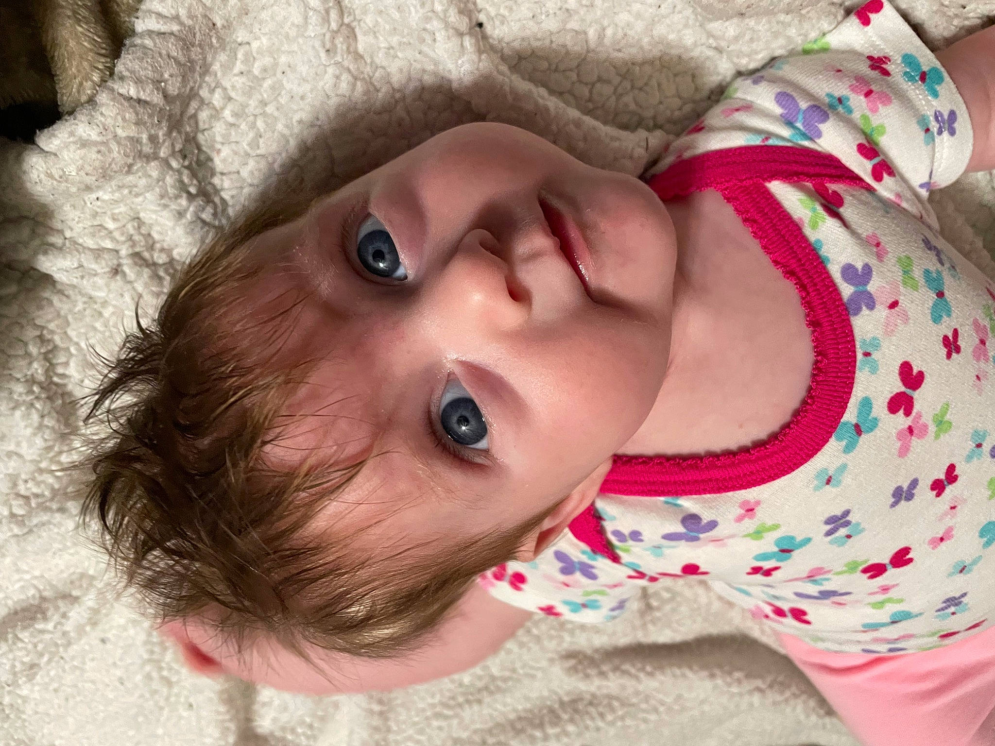 Kenna joined the competition — help win amazing prizes! baby, baby_toddler_clothing, cheek, eyelash, forehead, happy, human_body, iris, lip, mouth, neck, nose, organ, person, pink, plant, skin, smile, toddler, tree