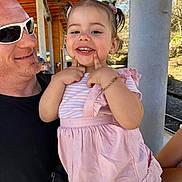 Olive joined the competition — help win amazing prizes! accessories, adult, blouse, bodypart, child, clothing, face, female, girl, glasses, happy, head, jewelry, mouth, necklace, person, photography, portrait, sunglasses, teeth