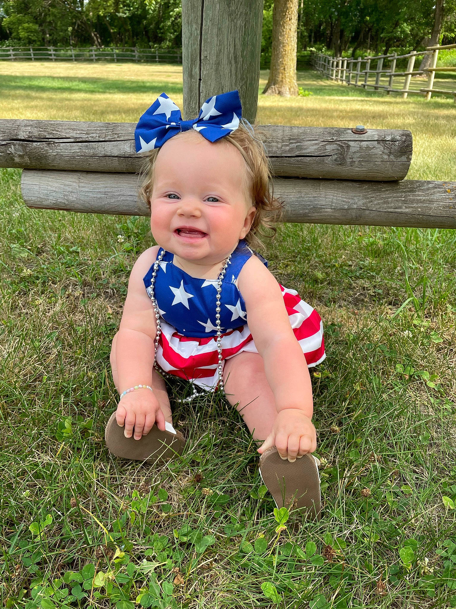 Jemma joined the competition — help win amazing prizes! baby, baby_toddler_clothing, child, electric_blue, fun, garden, grass, grass_family, grassland, happy, headwear, joy, lawn, leisure, meadow, people_in_nature, person, plant, recreation, smile