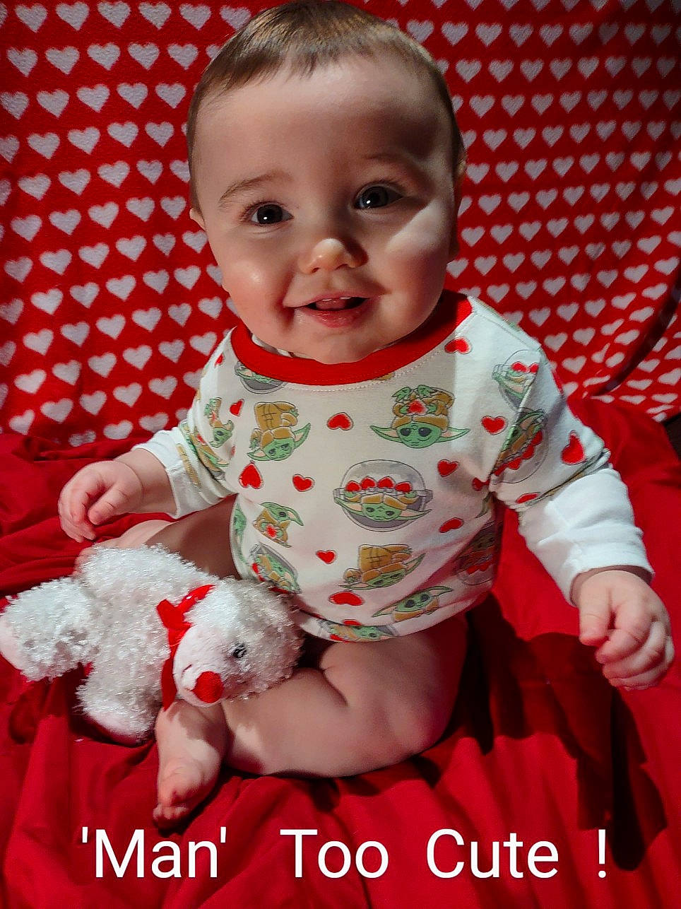 Alec joined the competition — help win amazing prizes! baby, baby_toddler_clothing, carmine, cheek, child, comfort, dress, finger, flooring, happy, head, human_body, joy, pattern, person, pink, sitting, skin, sleeve, smile