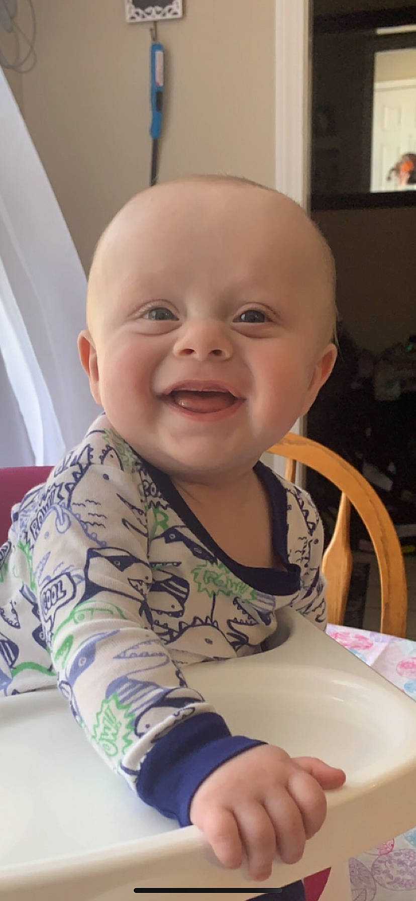 Kolton joined the competition — help win amazing prizes! baby, baby_toddler_clothing, cheek, child, chin, comfort, eye, eyebrow, finger, happy, iris, joy, lip, mouth, neck, nose, person, sitting, skin, sleeve