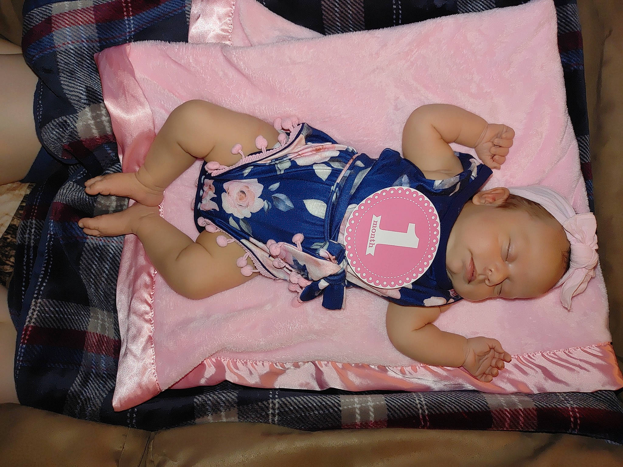 Ariana joined the competition — help win amazing prizes! arm, baby, baby_toddler_clothing, child, comfort, finger, hand, hat, human_leg, leg, linens, nail, pattern, person, pink, skin, textile, thigh, toddler, trunk