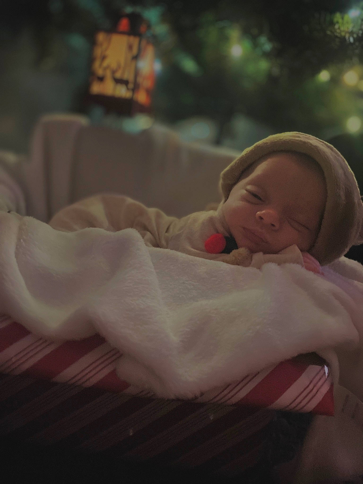 Jayce joined the competition — help win amazing prizes! baby, baby_toddler_clothing, child, comfort, darkness, flash_photography, grass, happy, linens, person, plant, portrait_photography, room, sitting, skin, toddler, tree, wood