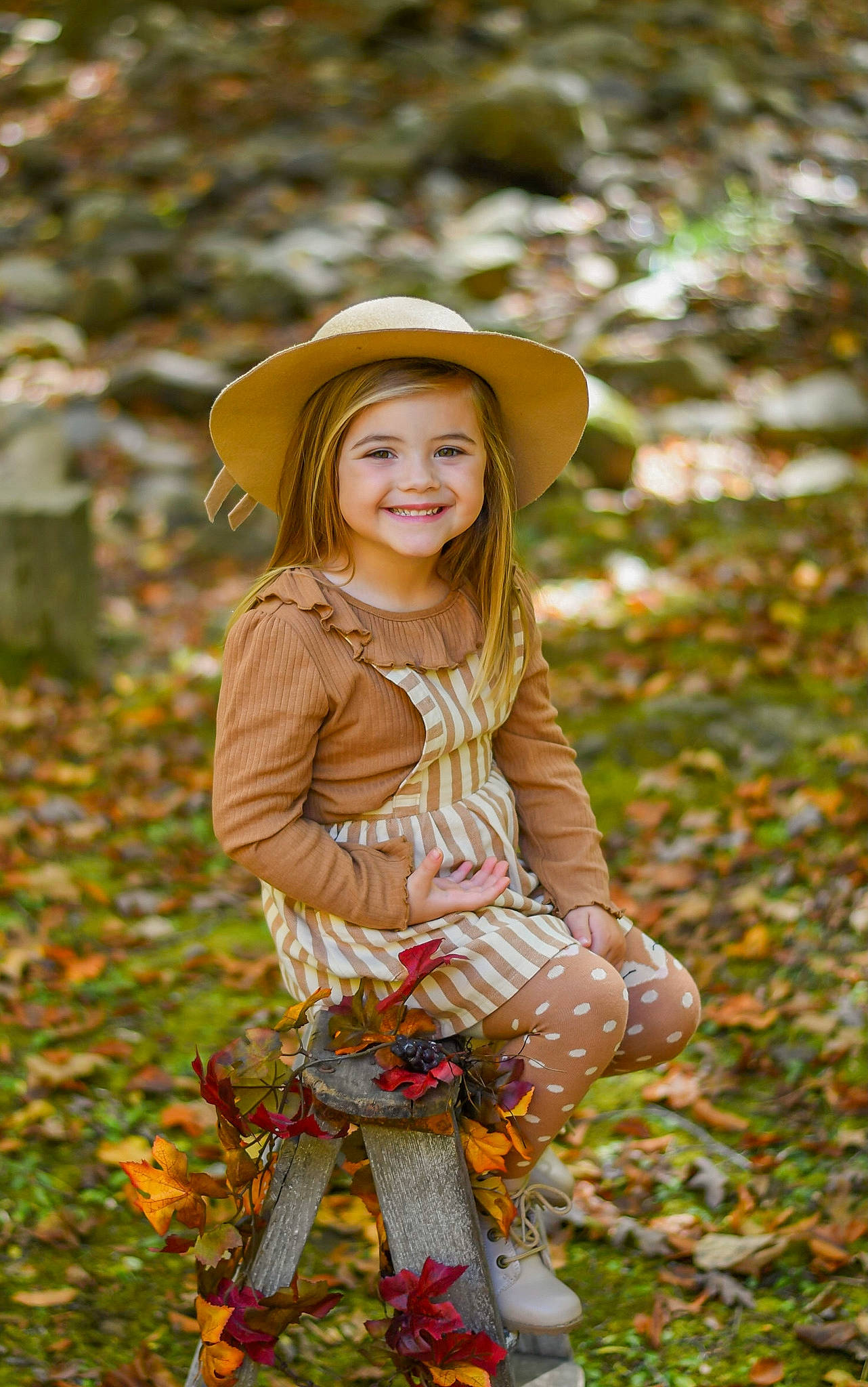 Willow joined the competition — help win amazing prizes! baby_toddler_clothing, blond, child, deciduous, face, fun, grass, happy, hat, human_body, joy, leaf, leisure, people_in_nature, person, plant, smile, sun_hat, toddler, tree