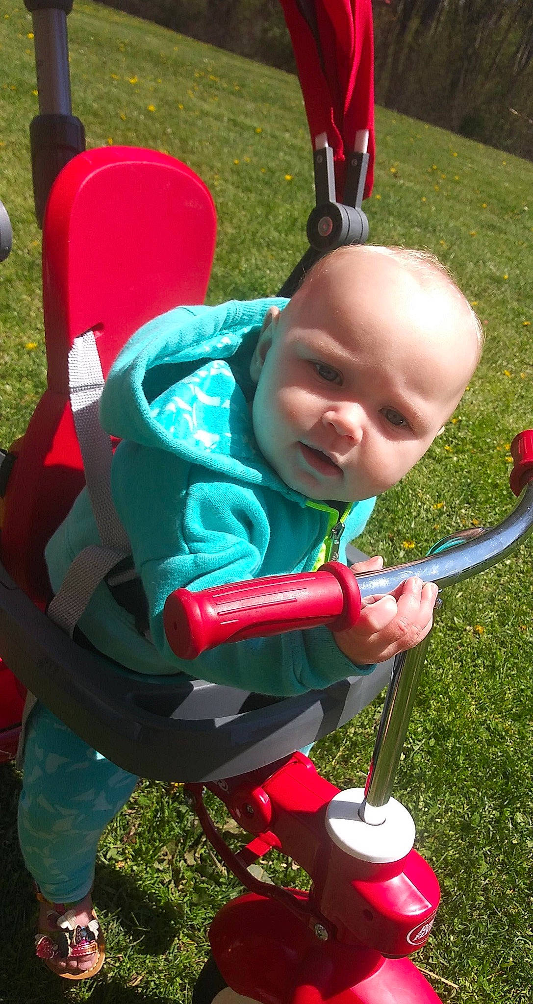 Calanah joined the competition — help win amazing prizes! child, outdoor_play_equipment, person, play, product, riding_toy, swing, toddler