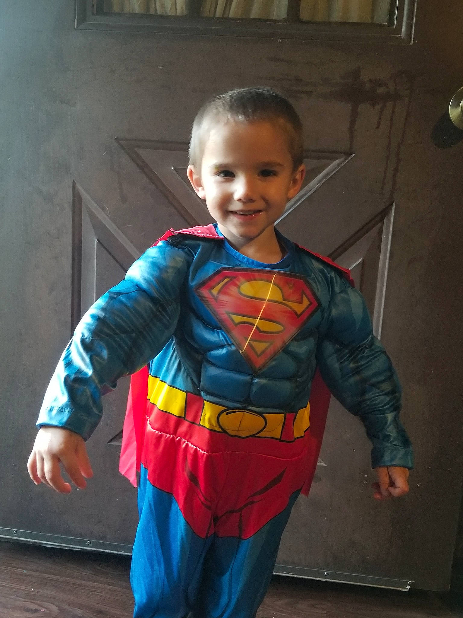 Elijah joined the competition — help win amazing prizes! avengers, child, clothing, electric_blue, eye, fictional_character, flooring, fun, happy, head, human_body, iris, joy, justice_league, person, personal_protective_equipment, sleeve, smile, spider_man, superman