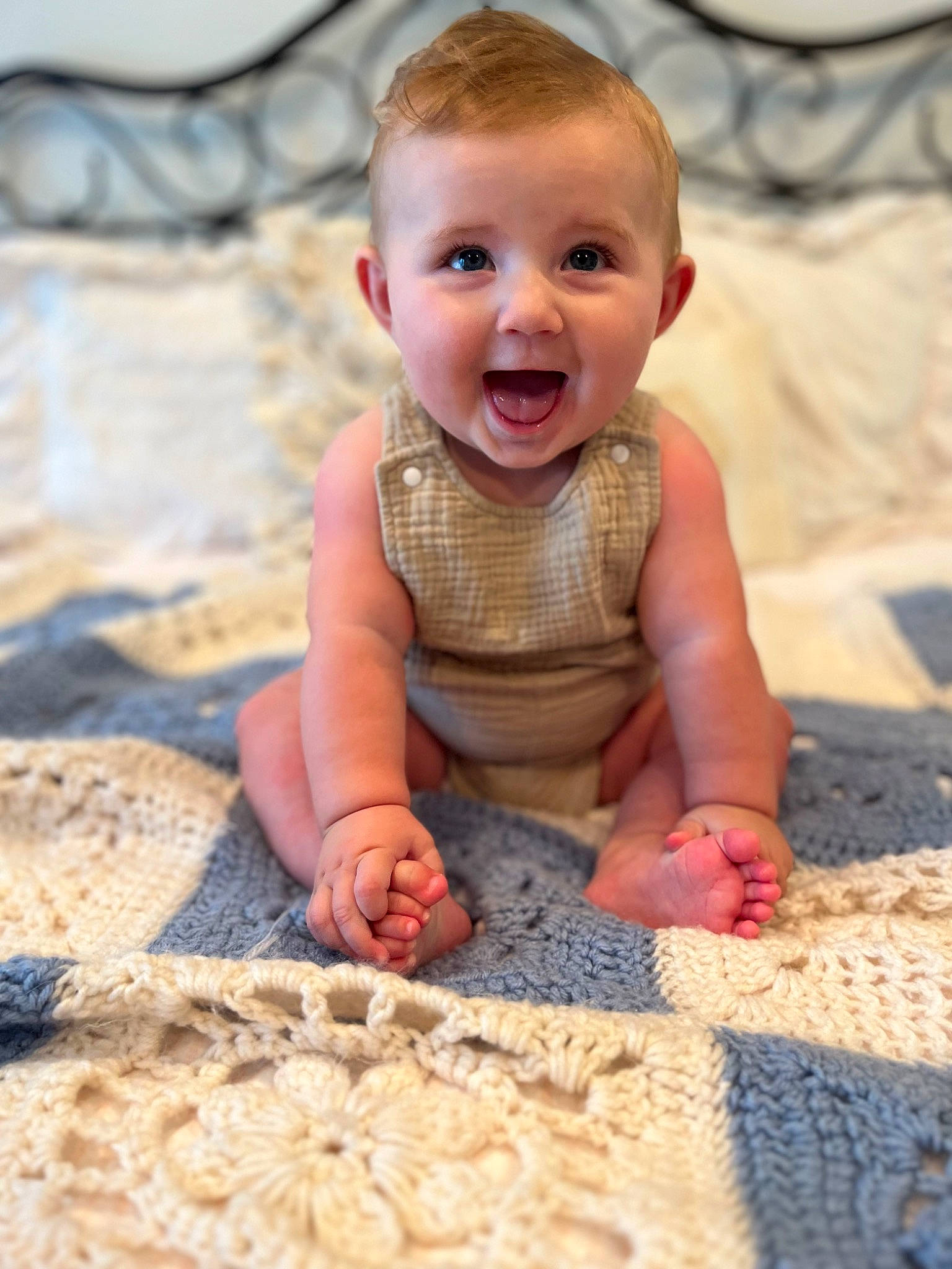 Brody joined the competition — help win amazing prizes! baby, baby_toddler_clothing, beauty, cheek, child, chin, dress, flooring, grass, happy, human, joy, nose, people, people_in_nature, person, photograph, sand, skin, smile