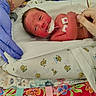 baby, bed, blanket, care, cute, gloves, hand, healthcare, hospital, infant, lying, medical, newborn, patient, person, sensor, small, tender, tube, wrapped
