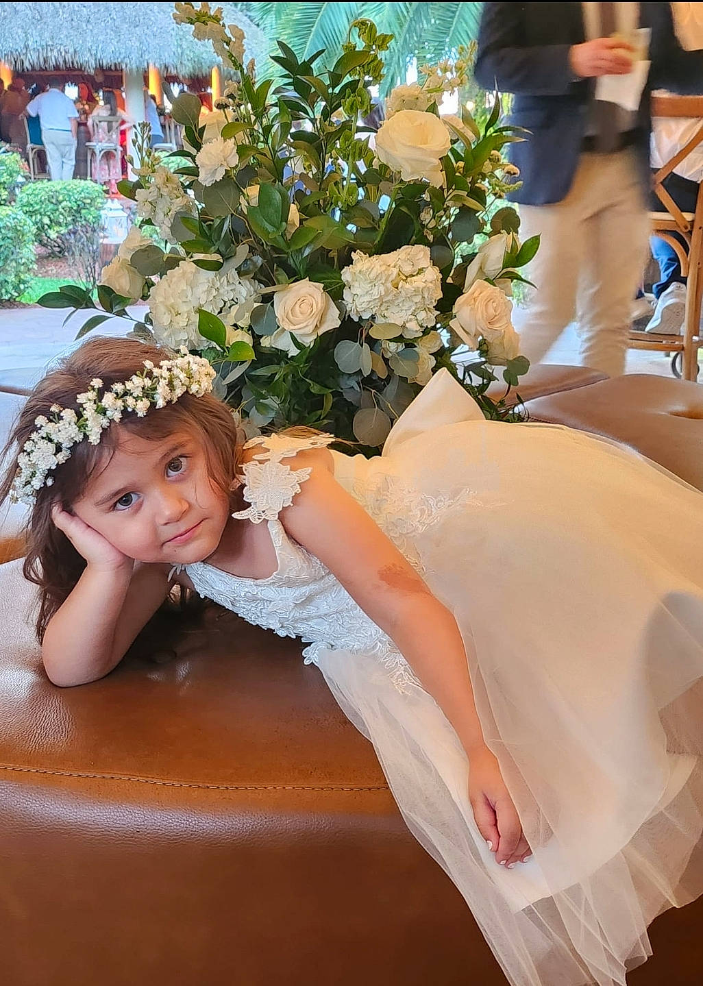 Darleen joined the competition — help win amazing prizes! bouquet, bridal_accessory, bridal_clothing, bridal_party_dress, dress, fashion, fashion_design, flash_photography, flower, flower_arranging, gown, happy, headpiece, headwear, people, person, petal, pink, plant, summer