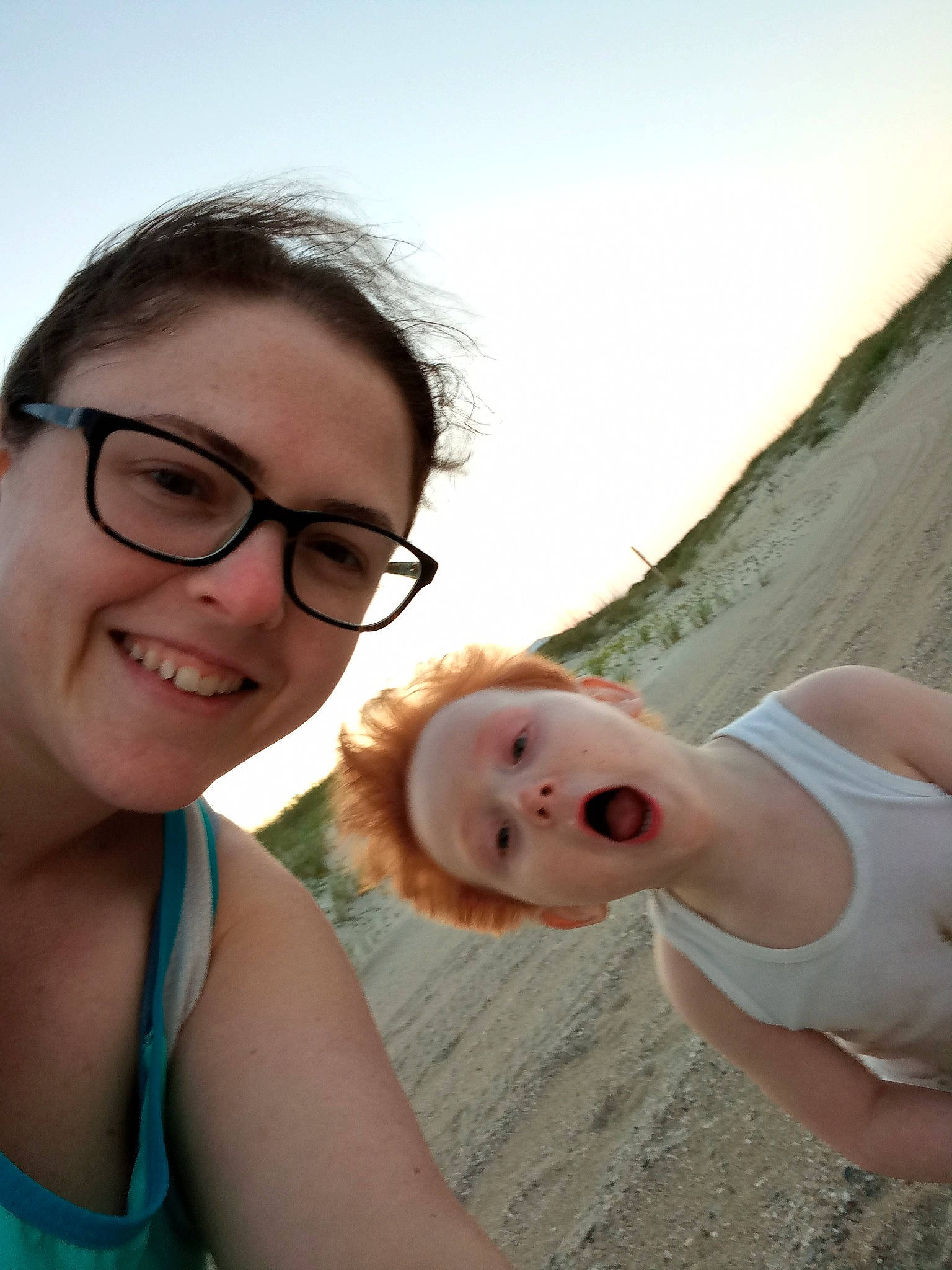 Caedyn joined the competition — help win amazing prizes! cool, eyewear, fawn, fun, gesture, glasses, grass, happy, head, joy, leisure, lip, neck, nose, people_in_nature, people_on_beach, person, recreation, skin, sky