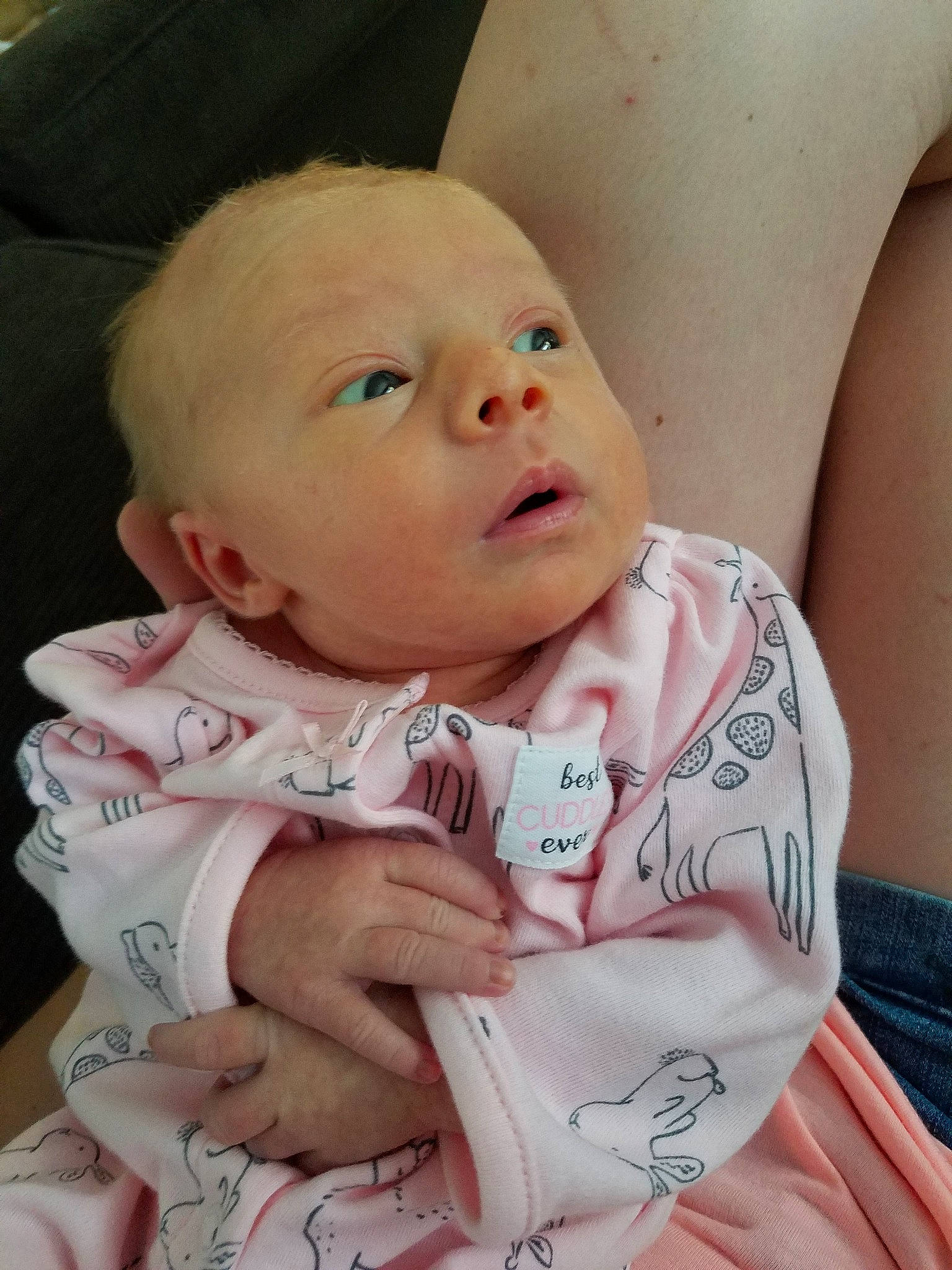 Anabell joined the competition — help win amazing prizes! baby, cheek, child, chin, eye, face, head, iris, lip, mouth, nose, person, pink, skin, smile, toddler