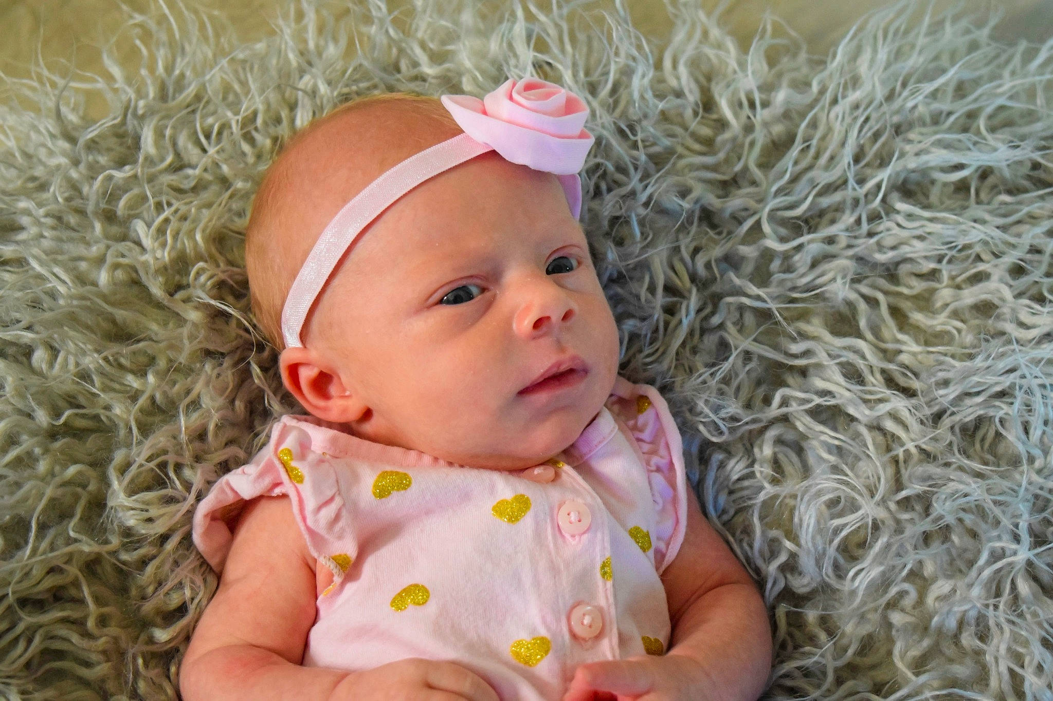 Anabell joined the competition — help win amazing prizes! baby, baby_toddler_clothing, cheek, child, face, fashion_accessory, hair_accessory, head, headband, headgear, person, pink, skin, smile, toddler