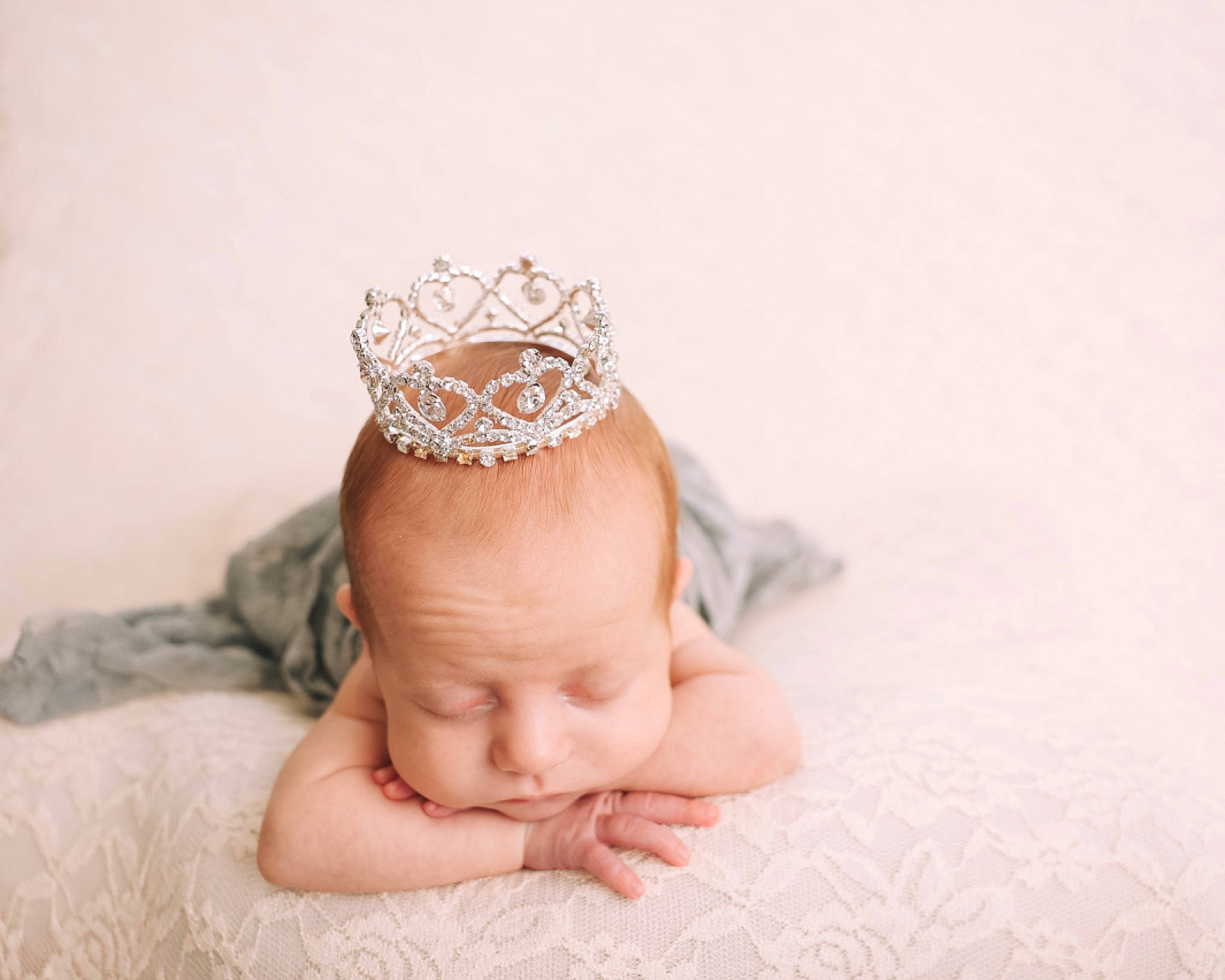 Raelynn joined the competition — help win amazing prizes! baby, baby_toddler_clothing, bridal_accessory, child, costume_hat, crown, ear, eyelash, fashion_accessory, hair_accessory, hand, happy, headband, headpiece, jewellery, peach, person, skin, tiara, toddler