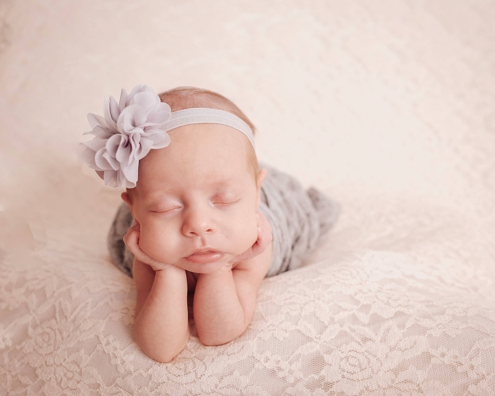 Raelynn joined the competition — help win amazing prizes! baby, baby_toddler_clothing, child, comfort, face, fashion_accessory, flooring, flower, grass, hair_accessory, happy, headband, headgear, headpiece, headwear, linens, nail, person, petal, plant