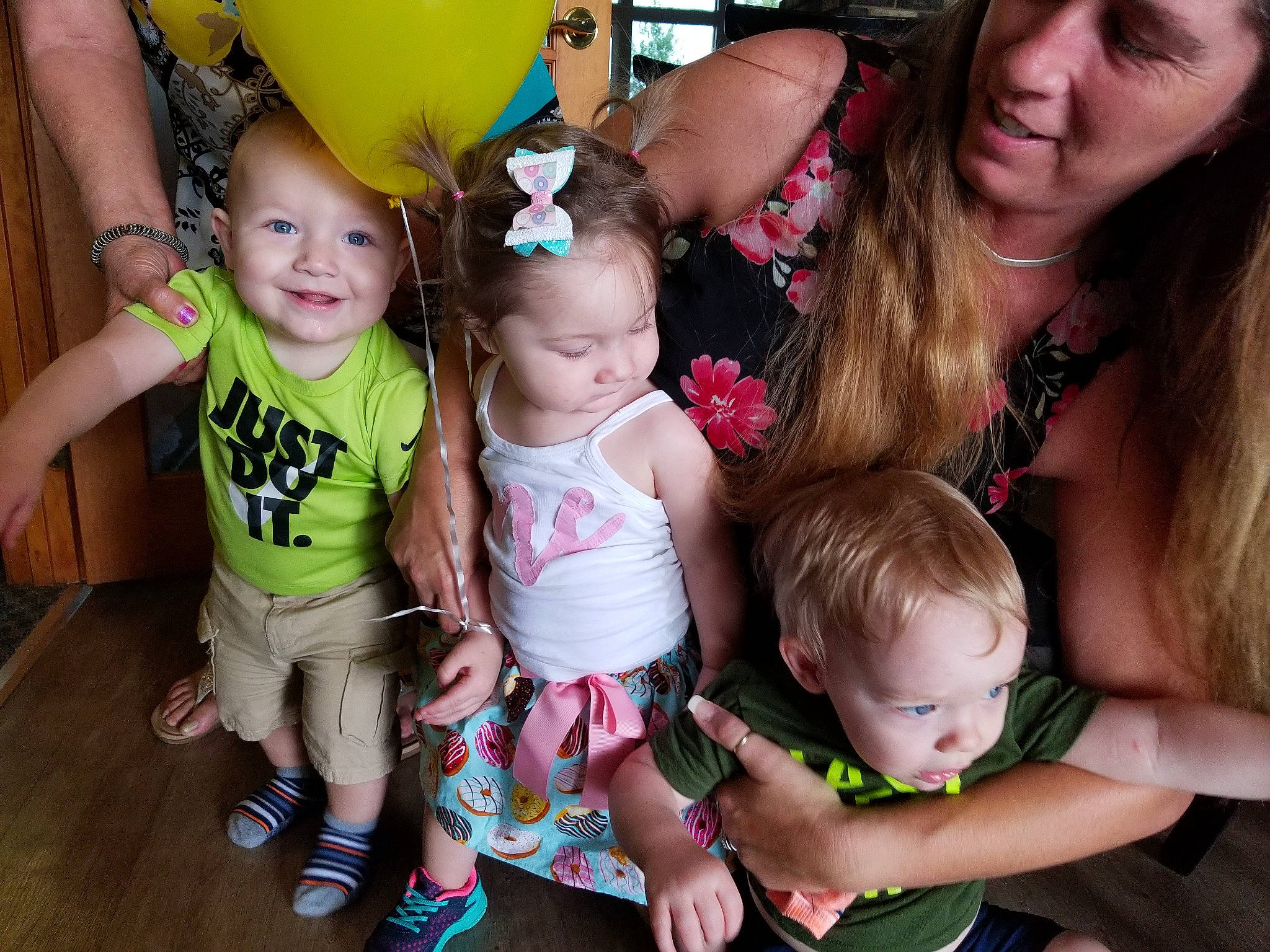 Larry Mcelhaney joined the competition — help win amazing prizes! child, daughter, family, fun, happy, joy, leisure, party, people, person, play, sibling, smile, toddler