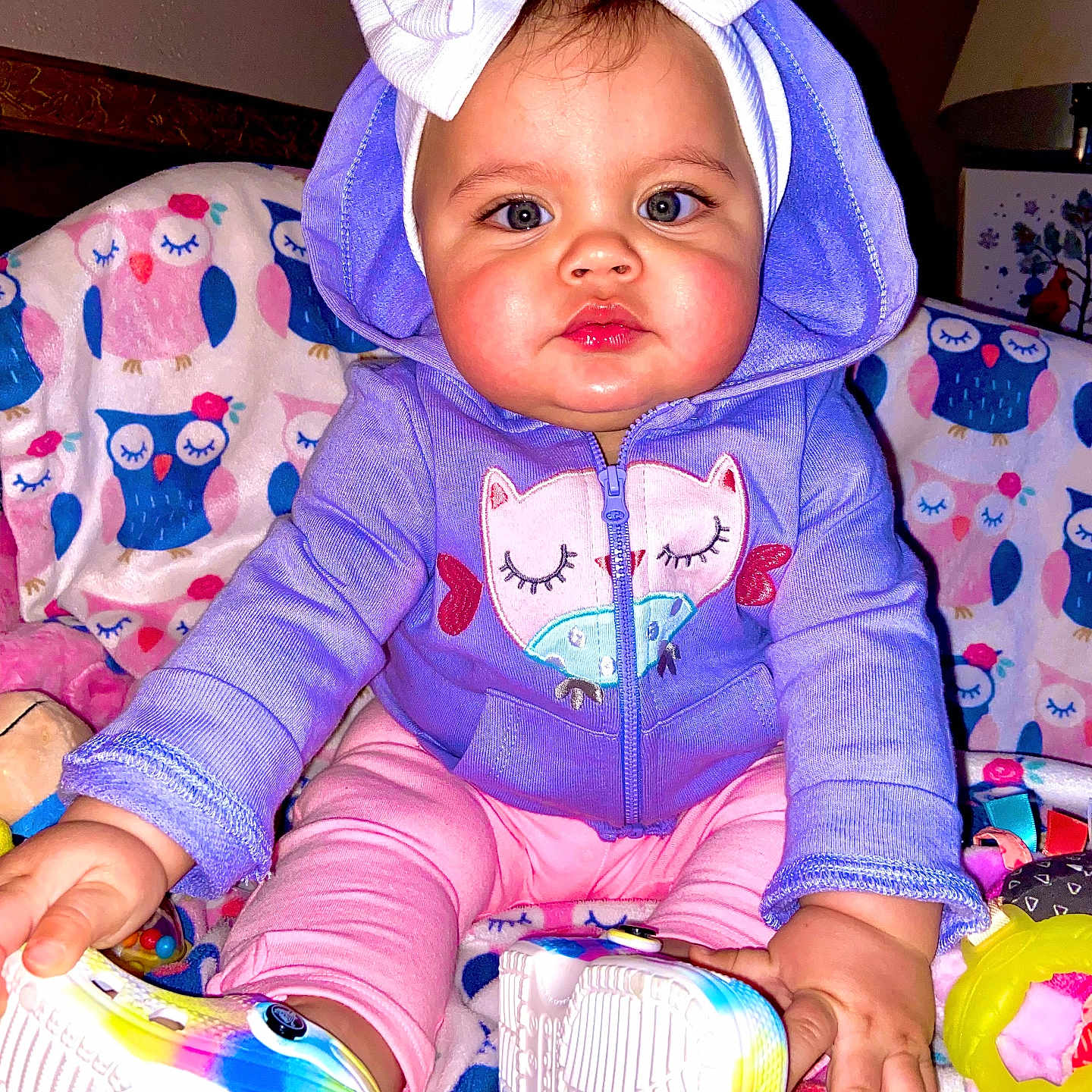 Ahlani Jade joined the competition — help win amazing prizes! baby, bodypart, bonnet, clothing, coat, face, finger, footwear, hand, hat, head, hood, hoodie, knitwear, person, photography, portrait, sitting, sweater, sweatshirt