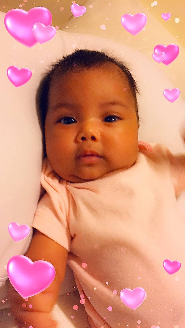 Nayely is registered to the contest to win money with this photo: beauty, black_hair, brown_hair, cheek, chest, child, finger, girl, hand, happiness, human_hair_color, infant, iris, lip, nail, person, pink, skin, smile, sweetness