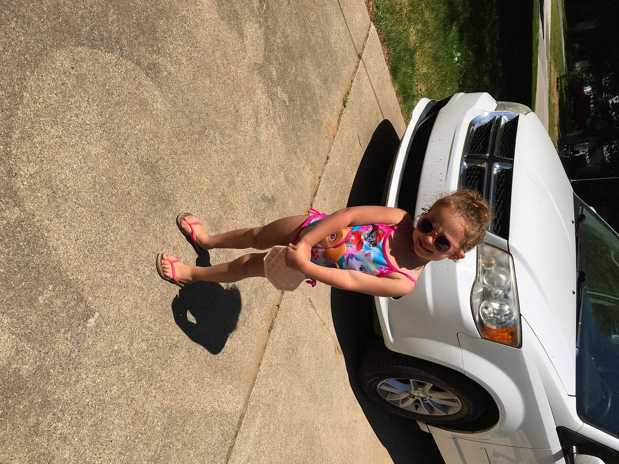 Kinzley joined the competition — help win amazing prizes! alloy_wheel, automotive_design, automotive_exterior, automotive_lighting, automotive_tire, bumper, car, door, dress, fender, joy, motor_vehicle, parking, person, recreation, rim, shorts, street_fashion, sunglasses, tire