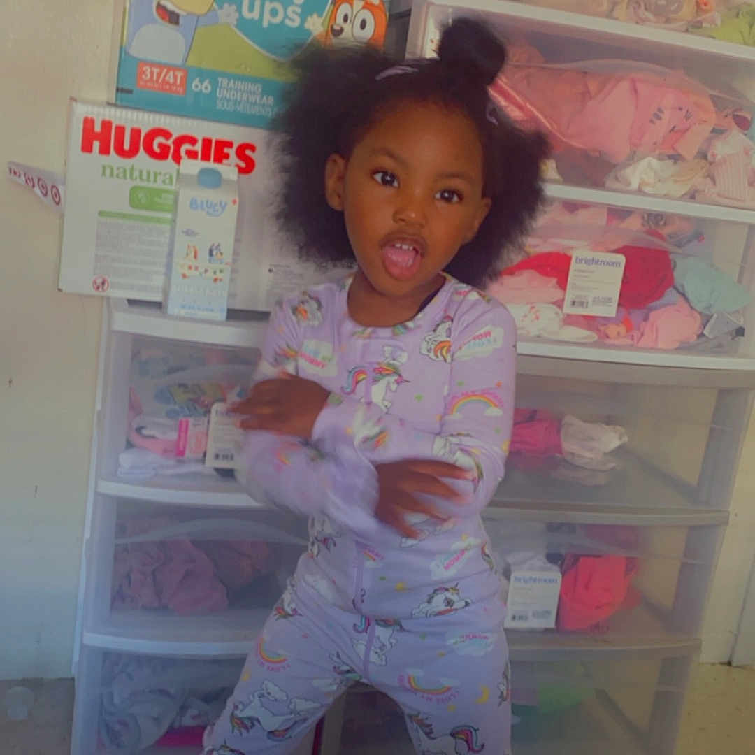 Beatrice joined the competition — help win amazing prizes! baby, cabinet, child, closet, clothing, cupboard, doll, drawer, face, female, furniture, girl, head, pajamas, person, photography, plush, portrait, shelf, toy