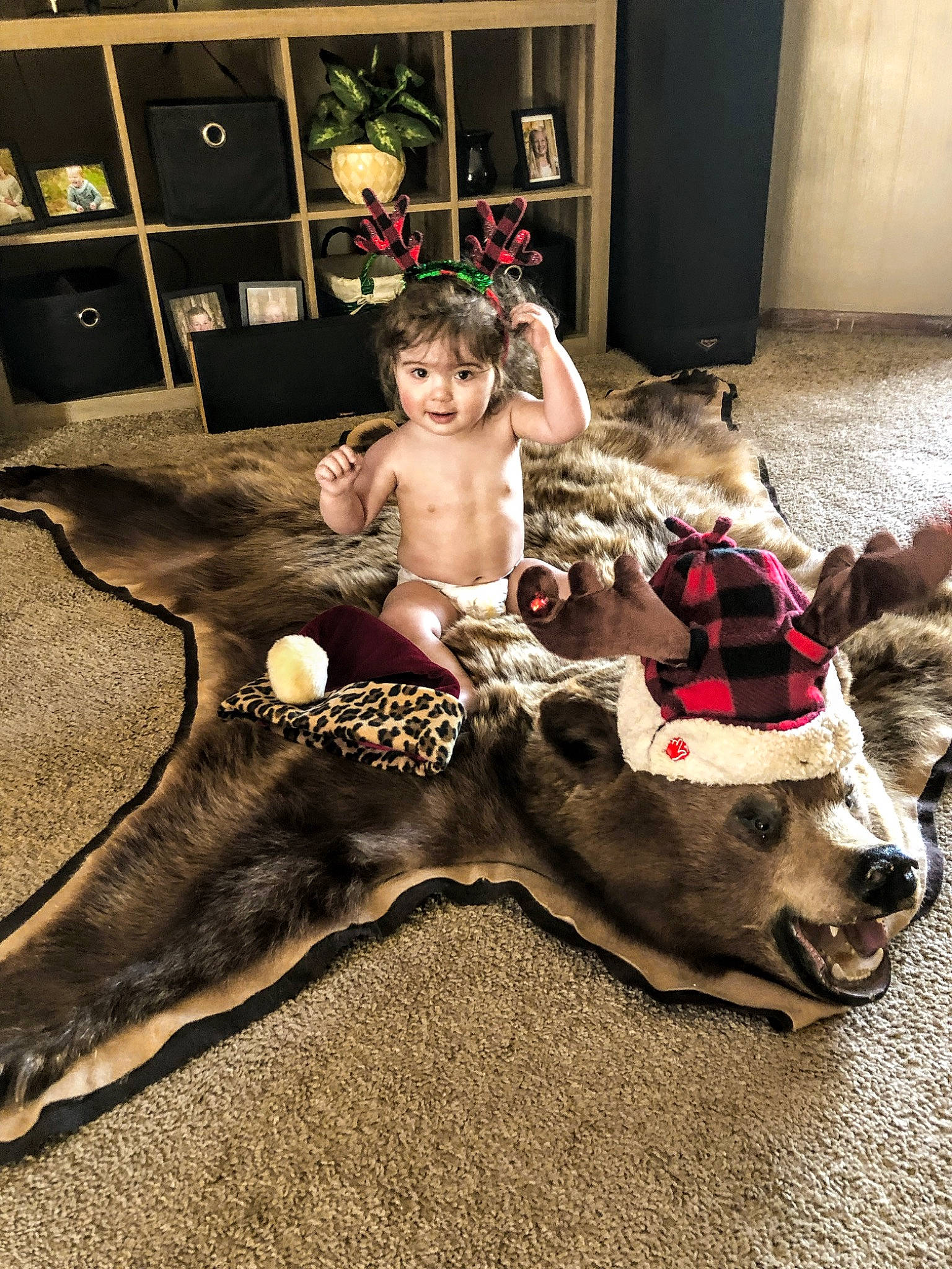Maevery joined the competition — help win amazing prizes! baby, carpet, child, comfort, fawn, fictional_character, floor, flooring, foot, fun, fur, human_leg, lamp, leisure, living_room, person, picture_frame, room, sitting, toddler