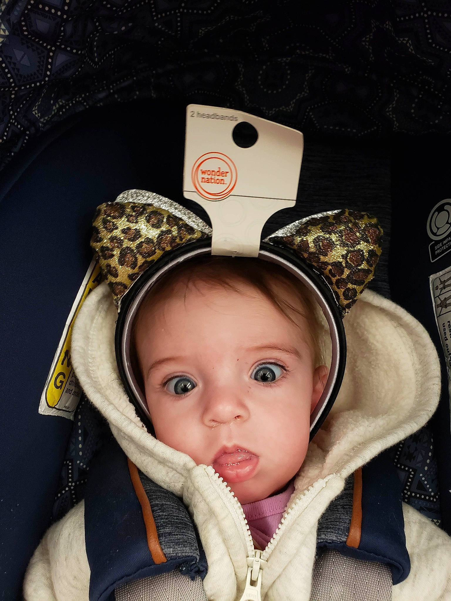 Luna Rayne joined the competition — help win amazing prizes! baby, child, ear, fashion_accessory, hat, head, headgear, person, photography, toddler