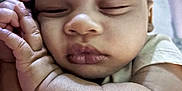 Isaiah joined the competition — help win amazing prizes! baby, sleeping, face, hand, arm, closeup, infant, peaceful, skin, curly_hair, resting, portrait, cute, child, soft_light, indoors, young, peace, relaxation, toddler
