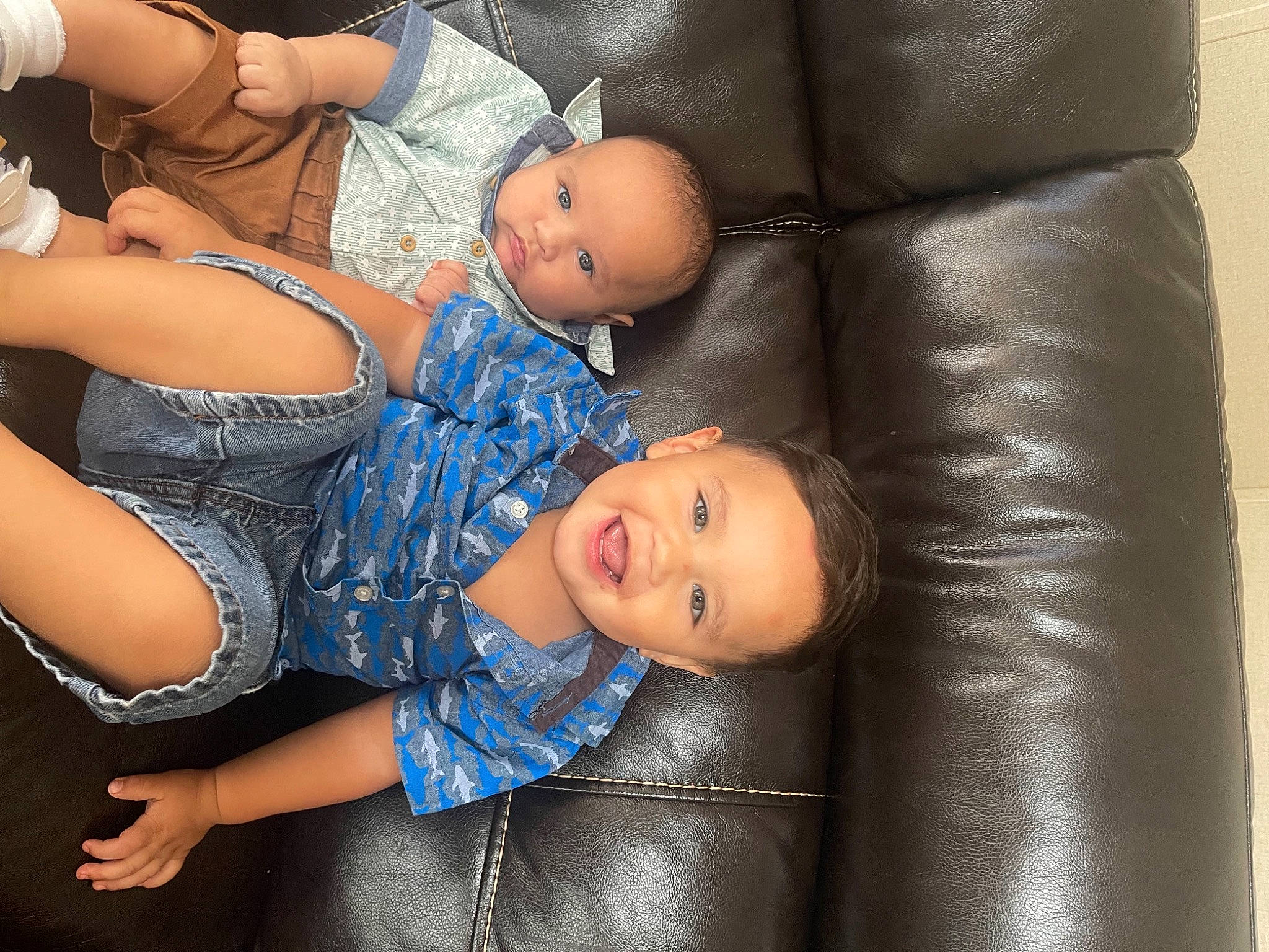 Antonio joined the competition — help win amazing prizes! arm, baby_toddler_clothing, black_hair, comfort, couch, eye, fun, hand, happy, hat, human_body, joint, joy, leg, mouth, person, skin, smile, textile, thigh