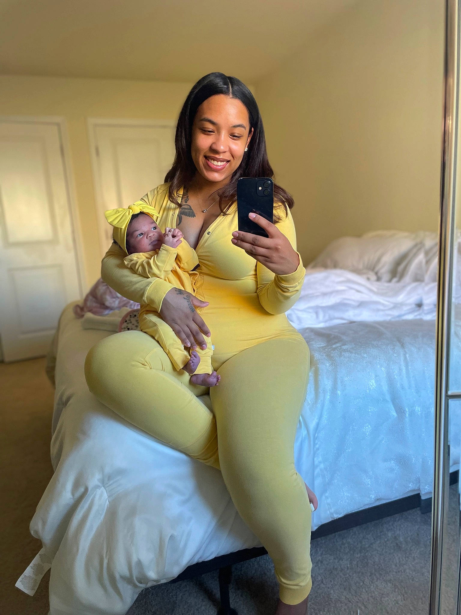 Milan joined the competition — help win amazing prizes! abdomen, black_hair, blond, comfort, door, finger, fun, happy, human_body, human_leg, joy, knee, linens, long_hair, person, shoulder, sitting, skin, smile, textile