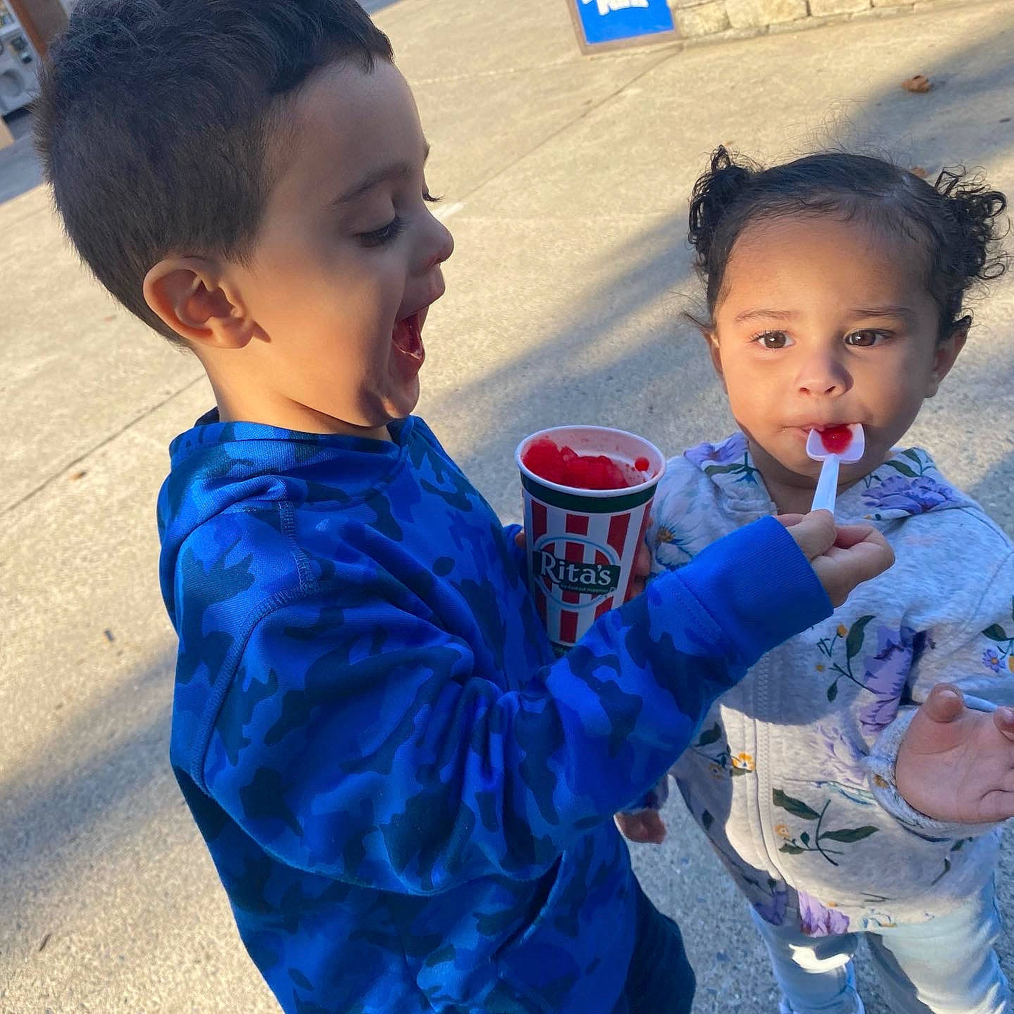 Caden joined the competition — help win amazing prizes! arm, blue, child, drink, electric_blue, friendship, hand, happy, head, interaction, leisure, morning, person, photograph, public_space, smile, soft_drink, standing, toddler, travel