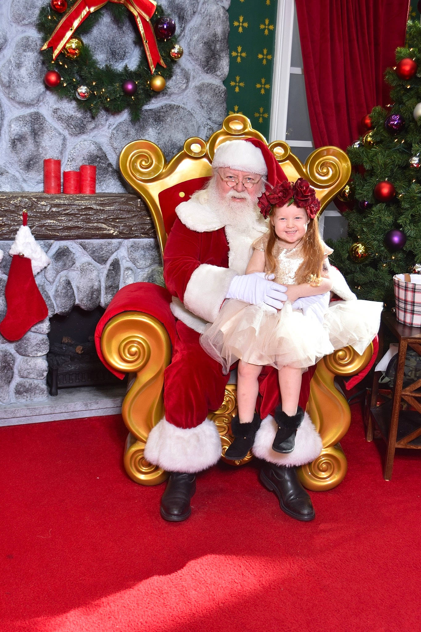 Preslie joined the competition — help win amazing prizes! christmas, christmas_decoration, christmas_eve, christmas_ornament, christmas_tree, event, fictional_character, figurine, headwear, holiday, holiday_ornament, interior_design, joy, person, santa_claus